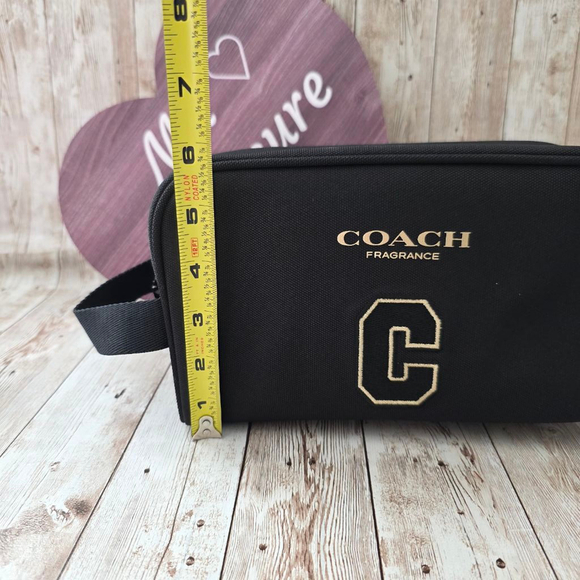 Coach Toiletry Cosmetics bag black - Picture 5 of 7